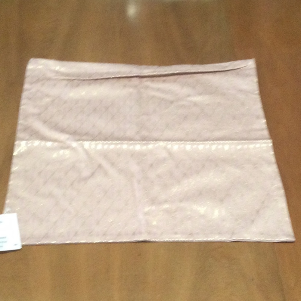 H&M Pink and Gold Pillow Cover
